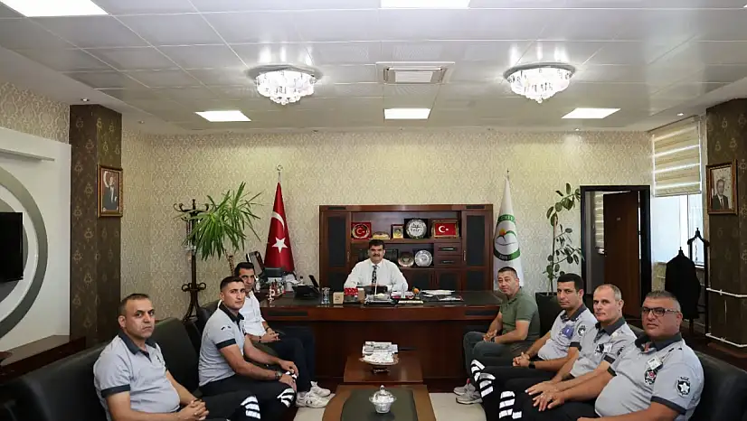 Görevlerini Başarıyla Yürüten Güvenlik Görevlilerine Teşekkür Belgesi Takdim Edildi