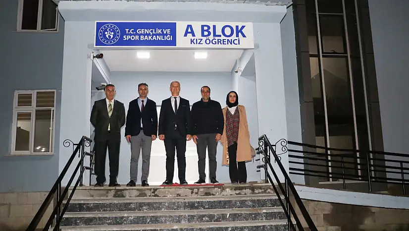 GSB Muş Varto Yurdu'nda Denetim ve Öğrenci Ziyareti