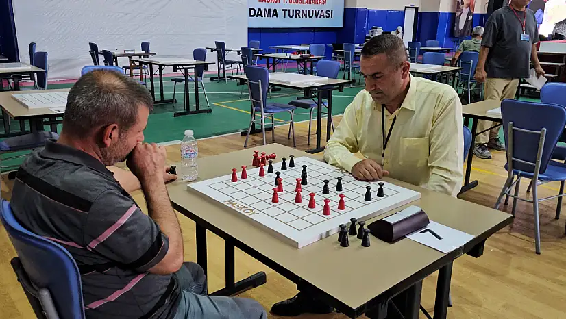 Hasköy'de dama heyecanı sona erdi: 4 ülkeden 116 sporcu yarıştı
