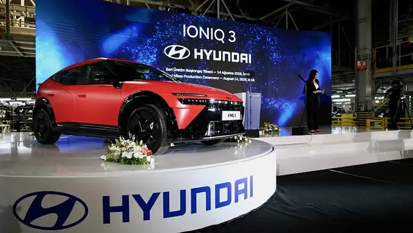 Hyundai Motor Türkiye ilk elektrikli aracı IONIQ 3'ün seri üretimine başladı
