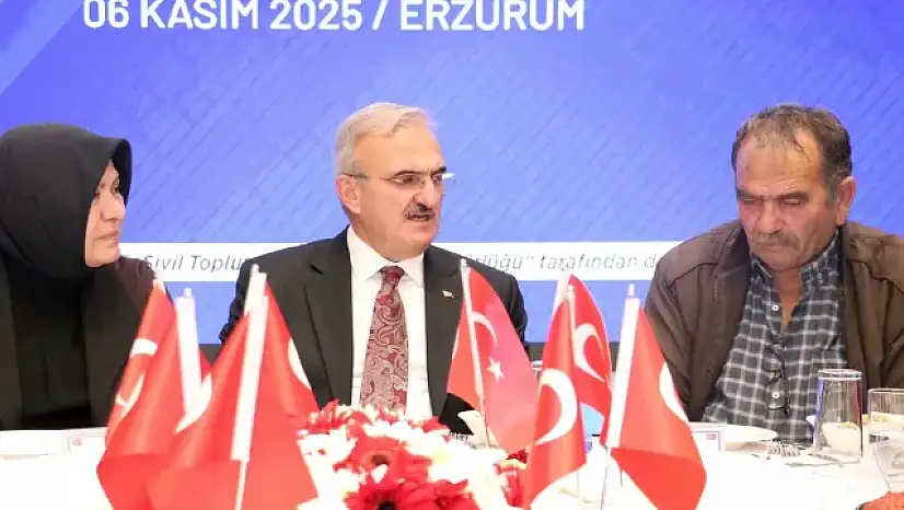 İçişleri Bakan Yardımcısı Münir Karaloğlu, Erzurum'da konuştu