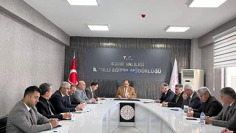 Iğdır'da İlçe Millî Eğitim Müdürleri Kurulu Toplantısı Gerçekleştirildi