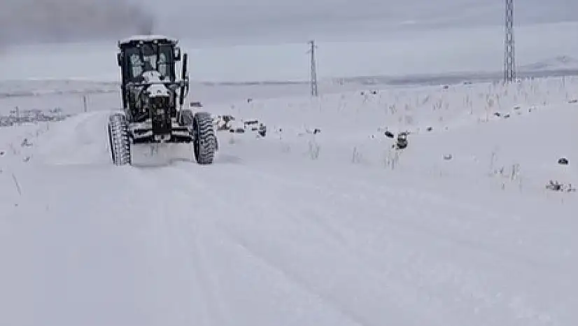 Iğdır'da Köy Yollarında Karla Mücadele Devam Ediyor
