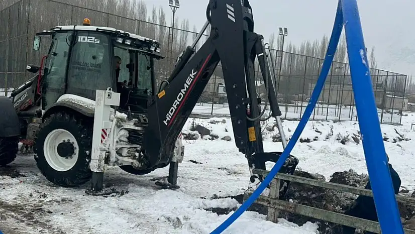 Iğdır'da Zorlu Kış Şartlarında Kesintisiz Hizmet