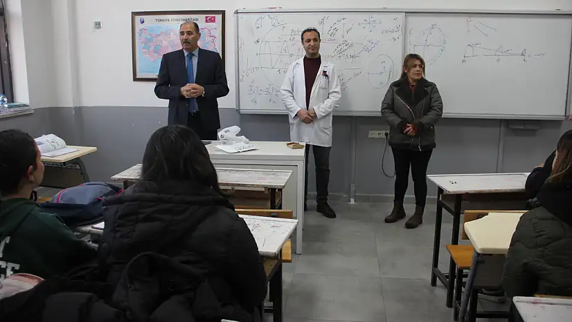 Iğdır İl Millî Eğitim Müdürü Aziz Gün'den Atatürk Anadolu Lisesine Ziyaret