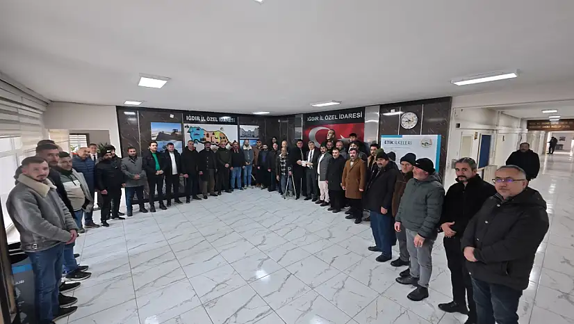 Iğdır İl Özel İdaresi'nde Tebrik Trafiği