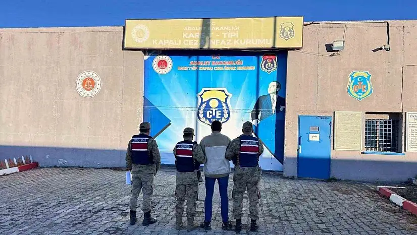Kars'ta 5 yıl hapis cezası bulunan şahıs jandarma tarafından yakalandı
