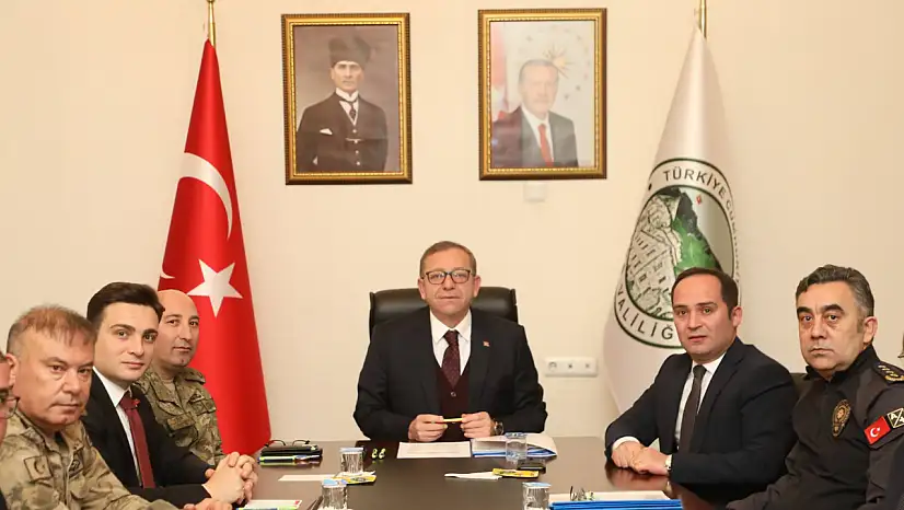 Kars'ta İl Güvenlik ve Asayiş Koordinasyon Toplantısı Yapıldı