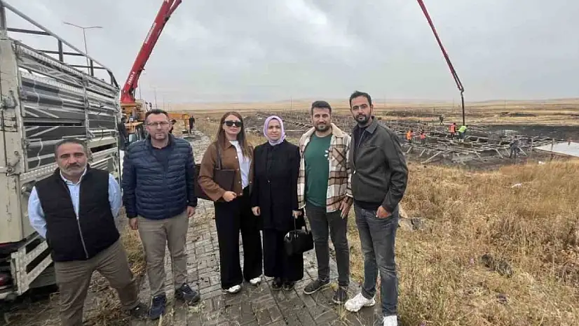Kars TDİ Besi ve Süt OSB'de TKDK Destekli 100 başlık besi işletmesinin temelleri atıldı
