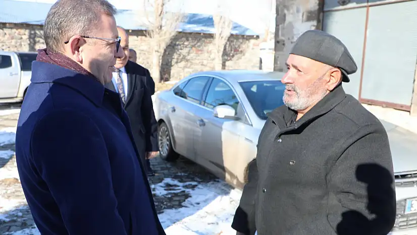 Kars Valisi Ziya Polat Bulanık Köyü'nde Vatandaşlarla Buluştu