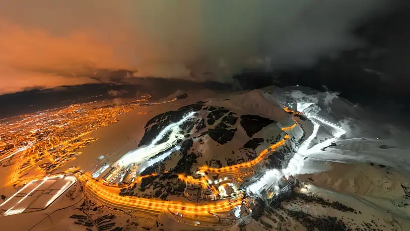 Kayak sezonunda zirveye tırmanan Palandöken