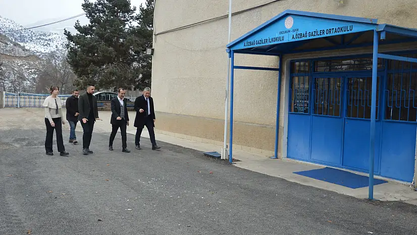 Kaymakam Poçanoğlu'ndan Aşağı Özbağ Gaziler İlk/Ortaokulu'na Ziyaret