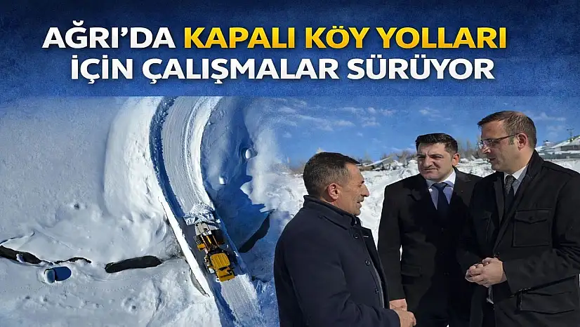 Kırsalda ulaşım için zamanla yarış devam ediyor