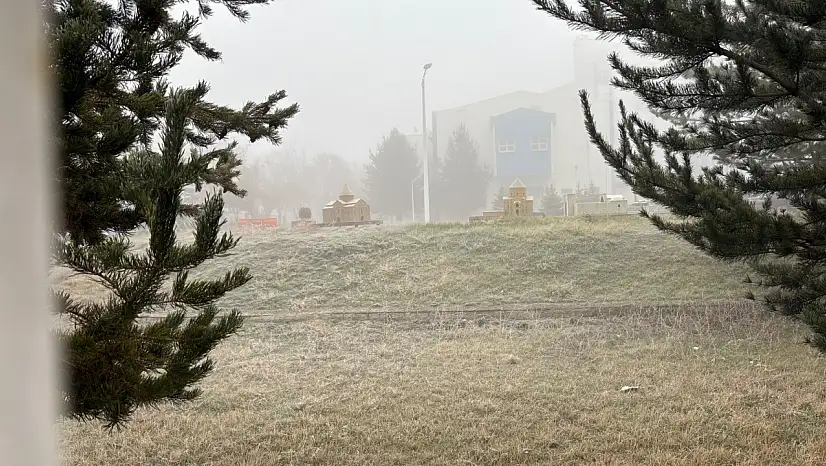 Meteoroloji uyarmıştı, Ağrı'da sabahı sis kapladı