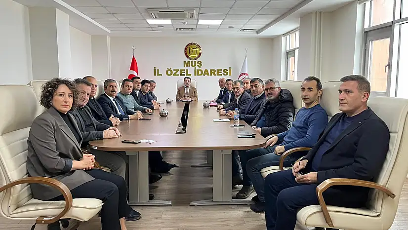 Muş İl Özel İdaresi'nde Haftalık Olağan Toplantı Gerçekleştirildi