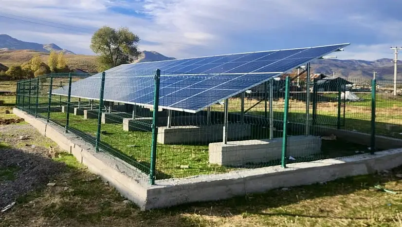 Muş'ta Güneş Enerjili İçme Suyu Tesisi Hizmete Açıldı