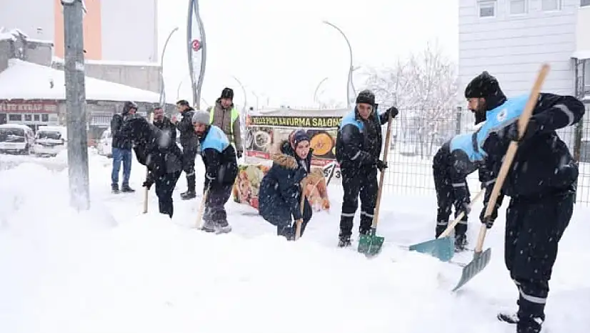 Muş'ta Karla Mücadele Sürüyor: Eşbaşkan Sayılğan Çalışmaları Yerinde İnceledi