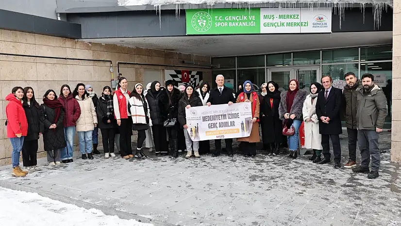 Muş'ta Tarihin İzinde Gençlik Yolculuğu