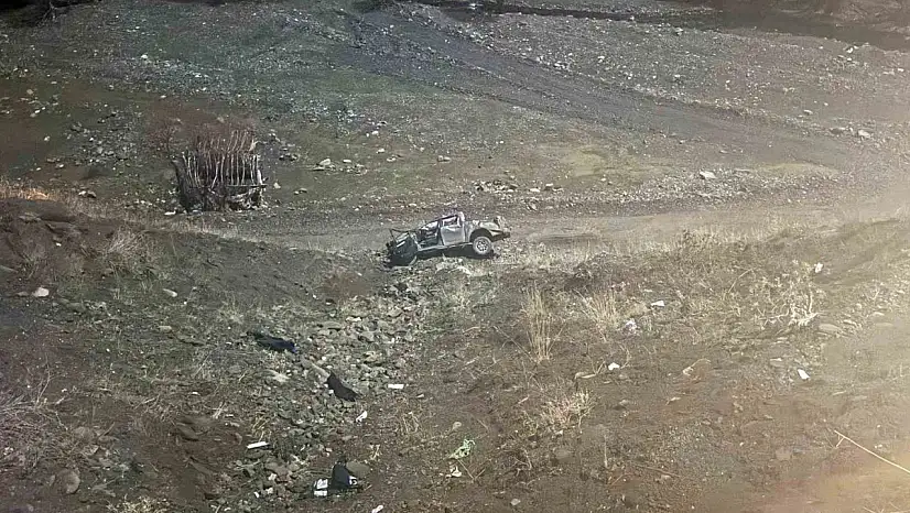 Muş'ta VEDAŞ personeli aracının uçuruma yuvarlanması sonucu hayatını kaybetti