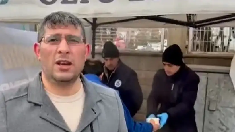 Oltu Belediyesi'nden Soğuk Havada Sıcak Çorba İkramı