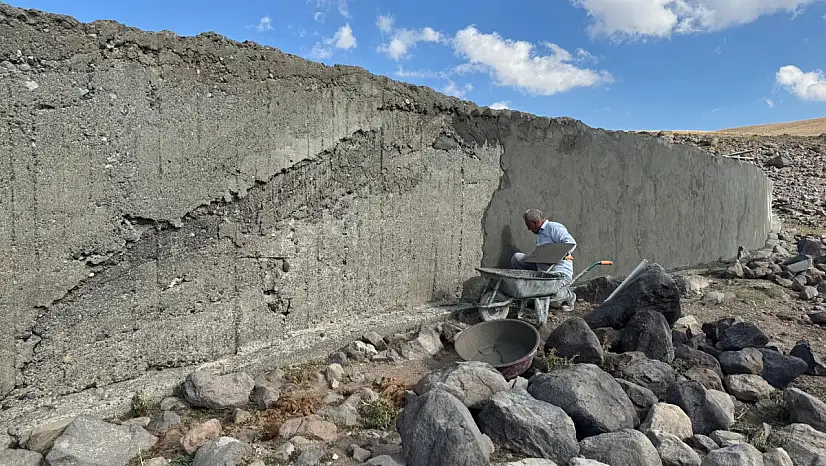 Örüşmüş ve Bendemurat Köylerindeki Gölet Yeniden Hizmete Sunuldu