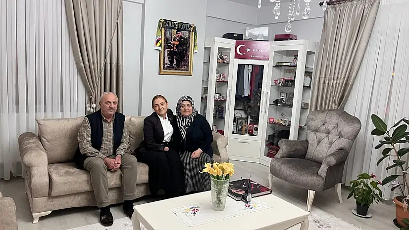 Palandöken'de Şehit Babasına Anlamlı Ziyaret