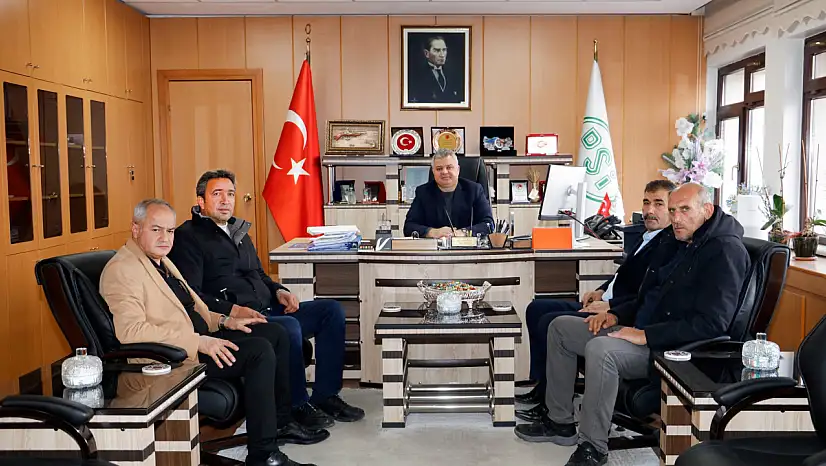 Pasinler Muhtarlarından DSİ 8. Bölge Müdürlüğü'ne Ziyaret