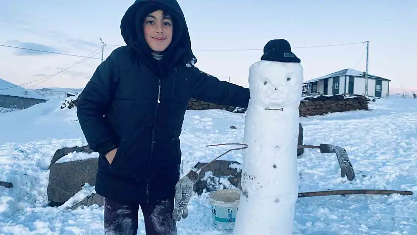 Patnos'ta çocuklar karın tadını çıkardı