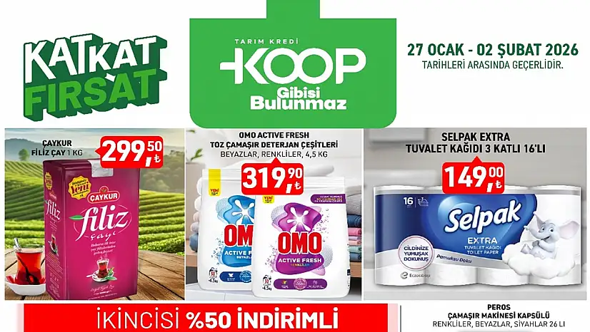 Poşetleri Hazırlayın, Stoklar Sınırlı! Tarım Kredi KOOP'ta 'Kat Kat Fırsat' Başladı