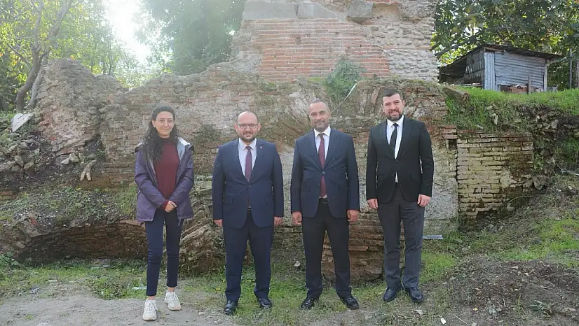 Rektör Prof. Dr. Mustafa Alican, Amastris ve Tios Antik Kentlerinde İncelemelerde Bulundu