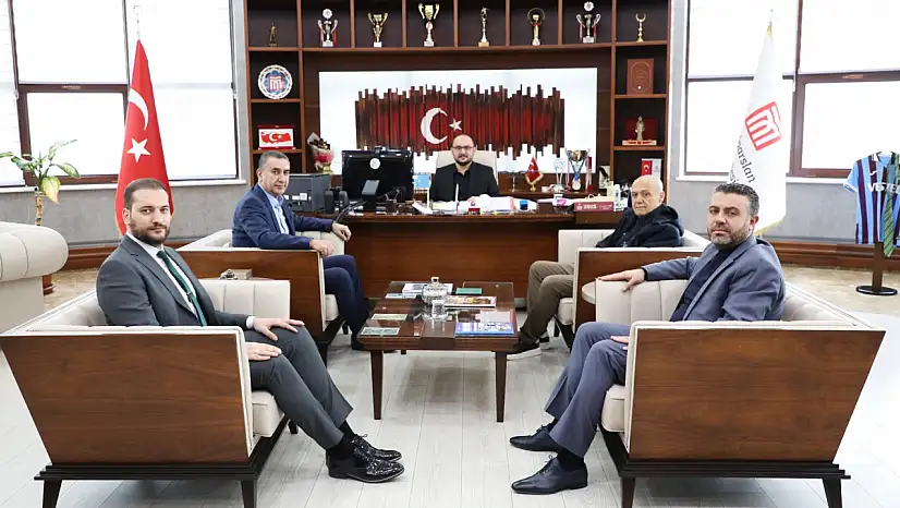 Rektör Prof. Dr. Mustafa Alican, Sivil Toplum ve Spor Temsilcilerini Ağırladı