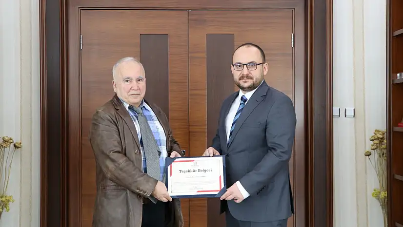 Rektör Prof. Dr. Mustafa Alican, Emekli Akademisyenleri Makamında Ağırladı