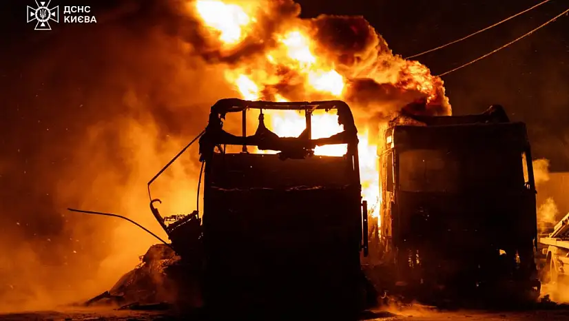 Rusya'dan Ukrayna'ya gece yarısı hava saldırısı