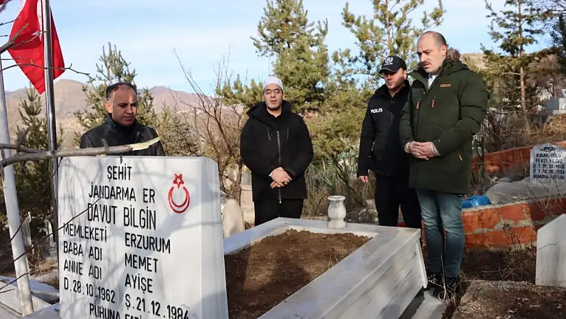 Şehit Davut Bilgin, Şehadetinin Yıl Dönümünde Kabri Başında Anıldı