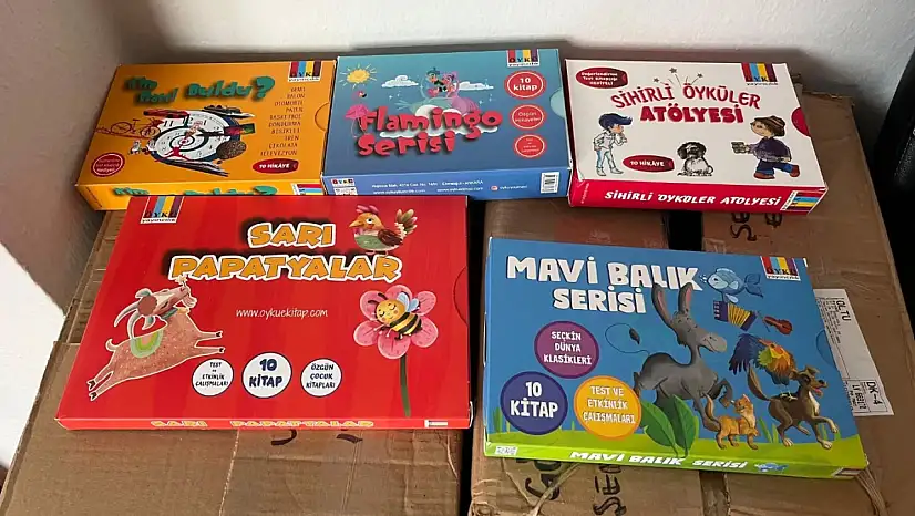 Şenkaya'da Çocuklara Anlamlı Kitap Desteği