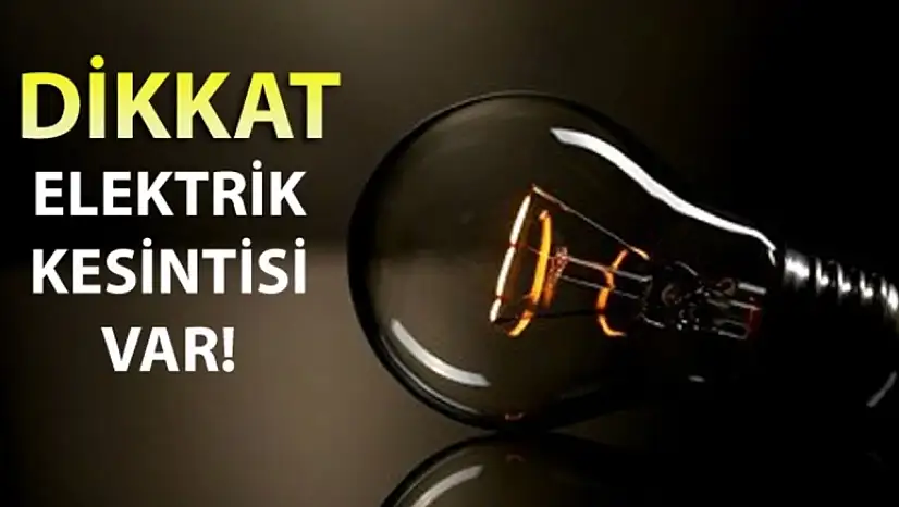 Şırnak'ta 12-13 Eylül'de planlı elektrik kesintileri uygulanacak, vatandaşlar dikkat!
