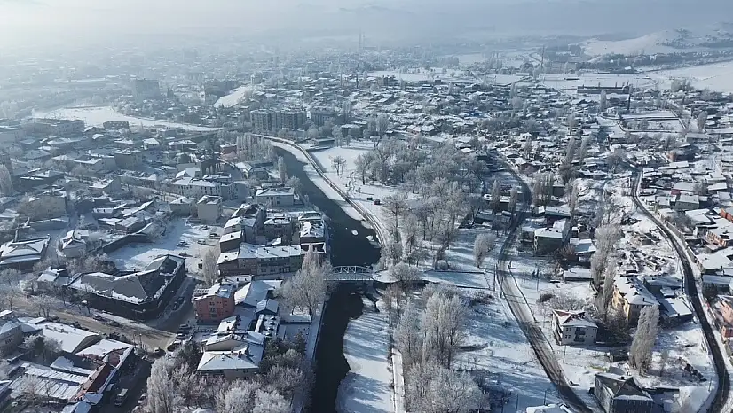 Sis çekildi, Kars kristale büründü