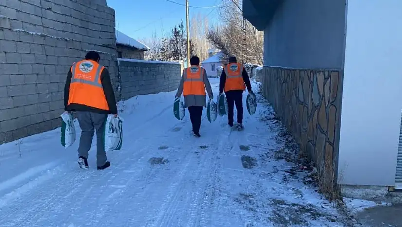 Soğuk kış günlerinde Patnos'tan sıcak bir destek