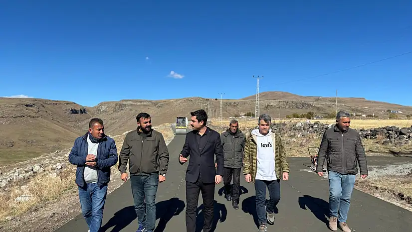 Susuz'da Yol Çalışmaları Yerinde İncelendi