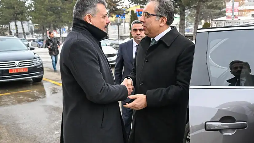Tarım ve Hayvancılık Heyetinden Erzurum Valisi Mustafa Çiftçi'ye Ziyaret