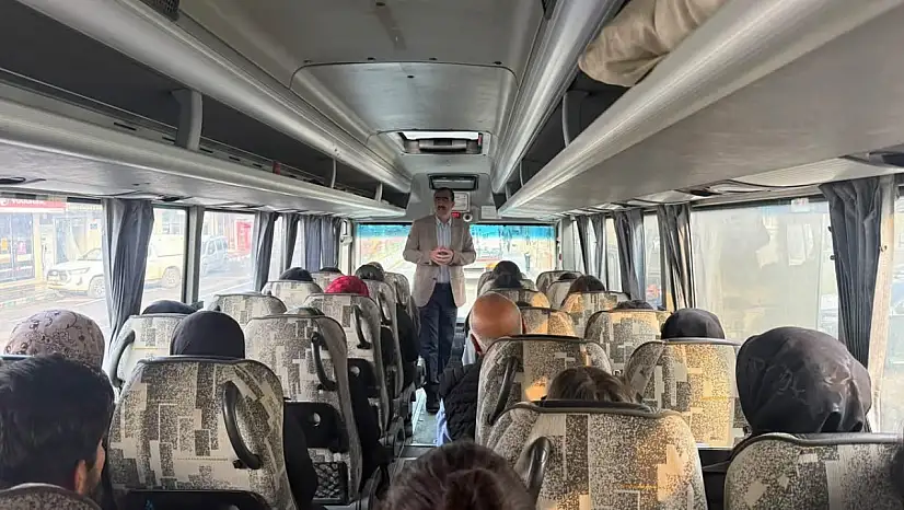 Taşlıçay'da KPSS'ye girecek gençlere belediyeden ücretsiz ulaşım desteği!