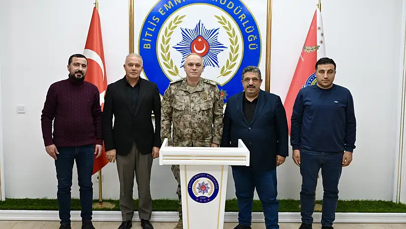 Tatvan TSO'dan İl Emniyet Müdürü Koray Şensoy'a Ziyaret