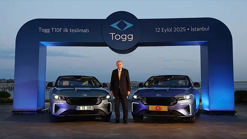 Togg T10F'nin ilk sahibi Cumhurbaşkanı Erdoğan oldu