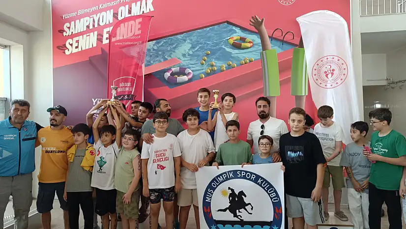 Triatlon Bölge Finalinde Muşlu Sporculardan Büyük Başarı