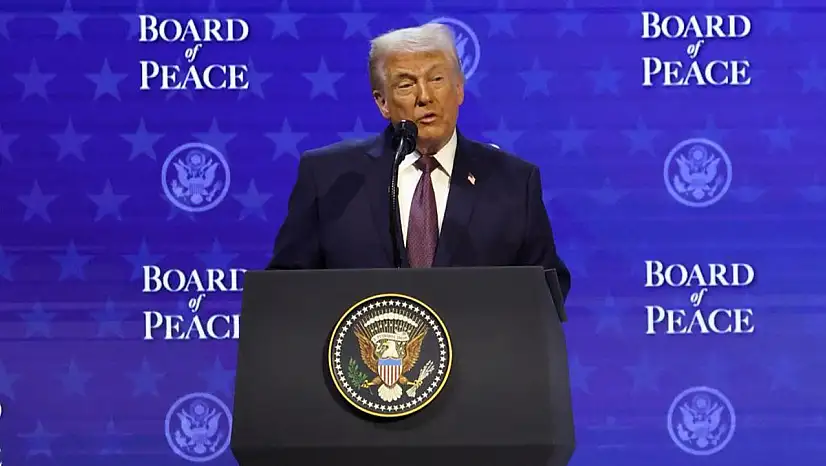 Trump'tan Davos'ta Gazze mesajı