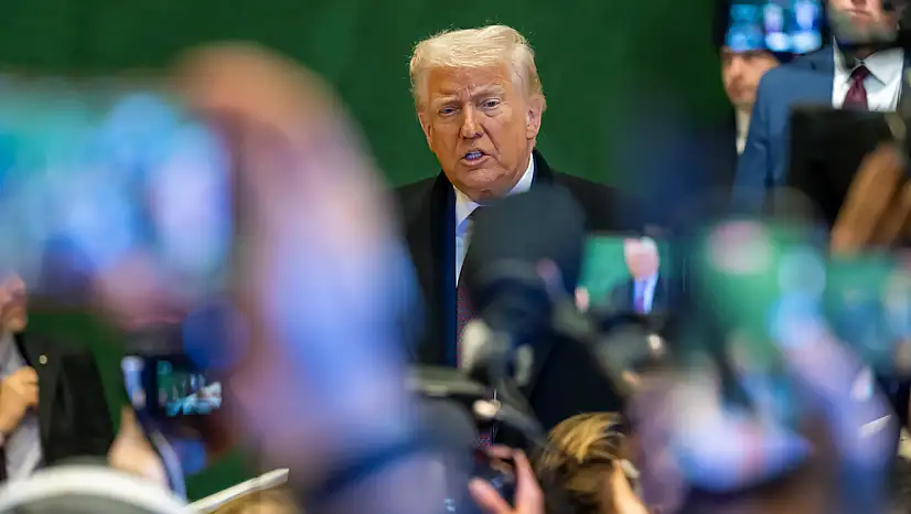 Trump'tan İran mesajı: 'Bölgeye büyük bir donanma gönderildi'