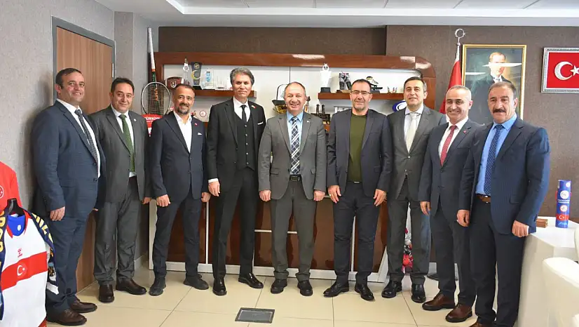 Türkiye Curling Federasyonu'ndan Erzurum'a Nezaket Ziyareti