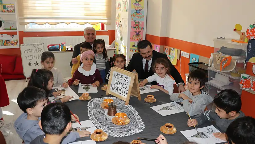 Tutak'ta karne heyecanı Minik Kalpler Anaokulu'nda yaşandı