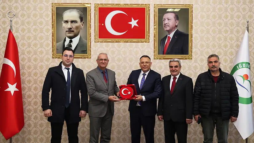 Tuzluca Kurum Amirlerinden Rektör Gürel'e Ziyaret