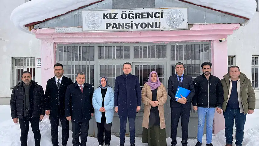 Van Çaldıran Kaymakam Bakan Öğrenci Pansiyonlarında Denetim ve İncelemelerde Bulundu